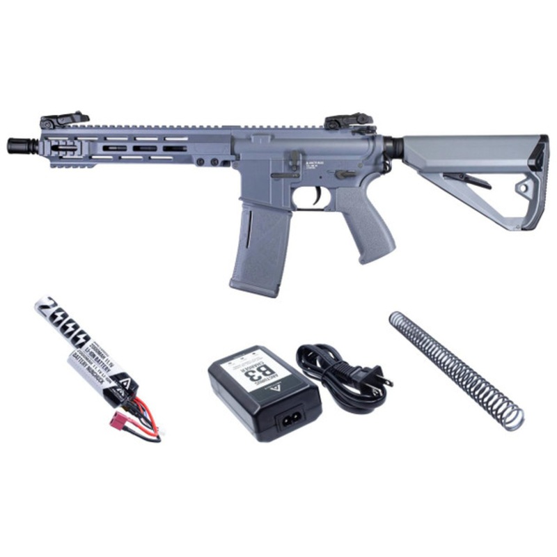 Arcturus LWT MK-I CQB 10 AEG Sport ARC SE Airsoft Rifle Starter Pack, Grey