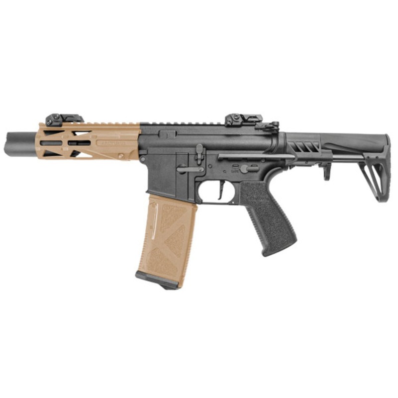 Arcturus LWT MK-III PDW 5.5 Sport AEG SE Airsoft Rifle, Black/Tan
