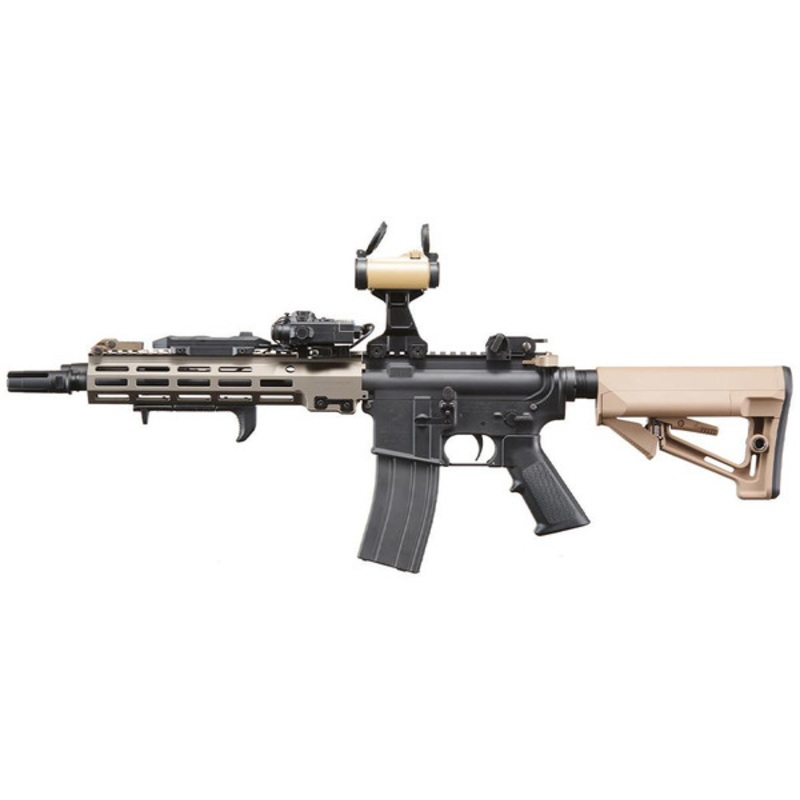 Custom Tokyo Marui UNICORN MWS GBB Airsoft Rifle, Tan/Black