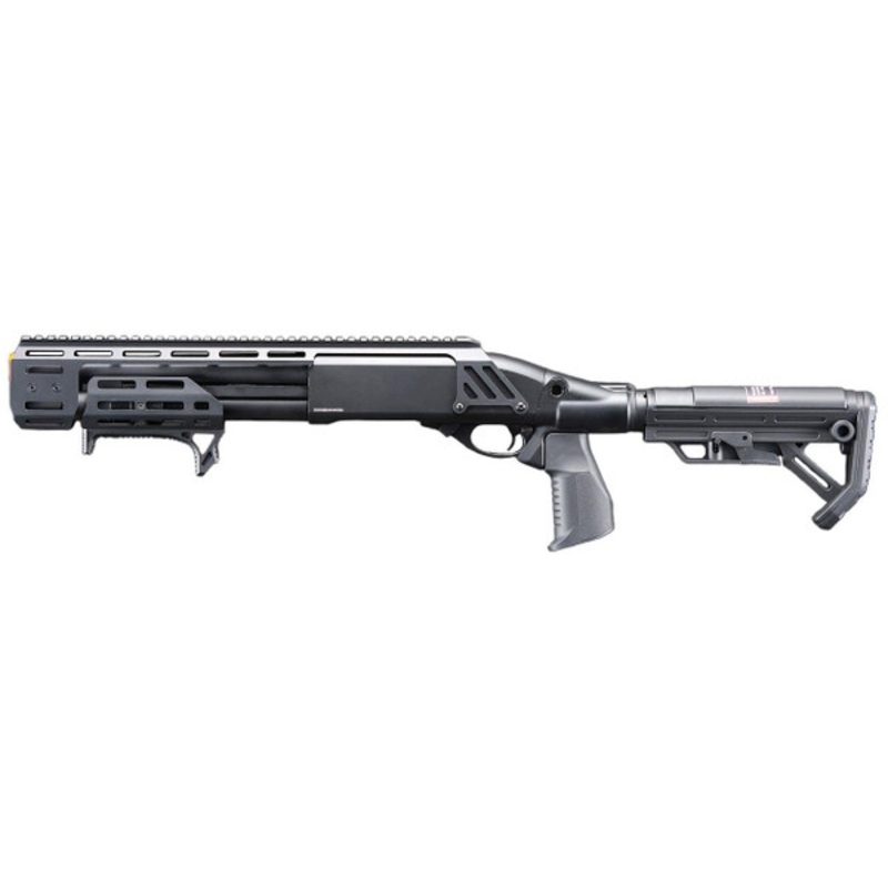 Golden Eagle Alpha Tactical Production A.T.P. Doomsday CO2 Gas Pump-Action Airsoft Shotgun, Black