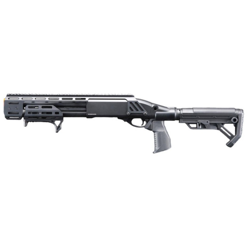 Golden Eagle Alpha Tactical Production A.T.P. Doomsday Gas Pump-Action Airsoft Shotgun, Black