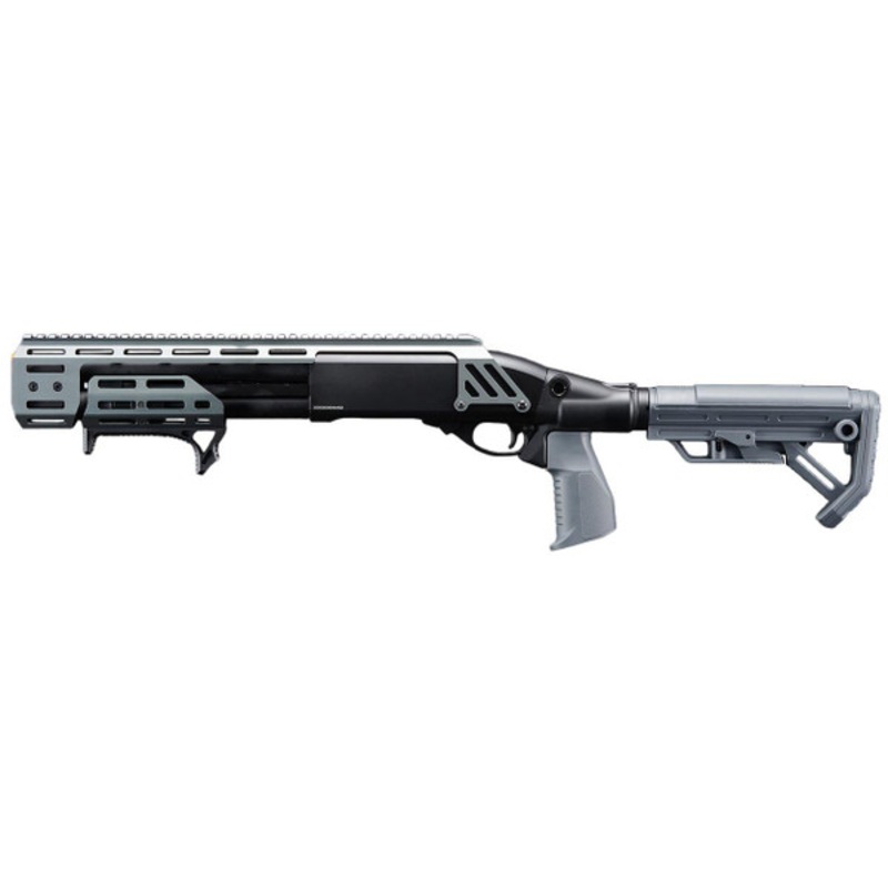 Golden Eagle Alpha Tactical Production A.T.P. Doomsday Gas Pump-Action Airsoft Shotgun, Gray