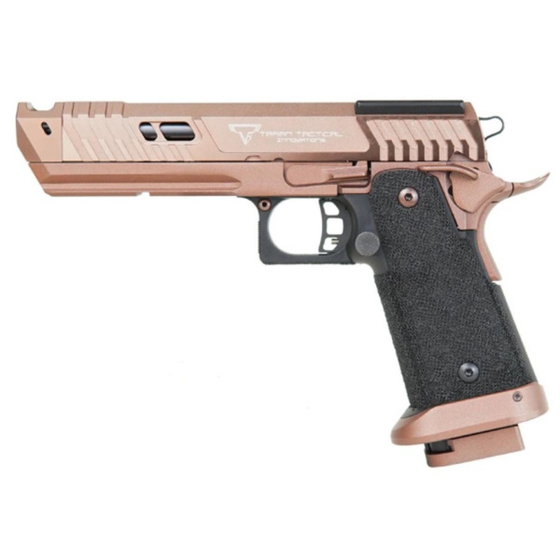 JAG Arms TTI Sand Viper HIGH GRADE Hi Capa GBB Airsoft Pistol, Two-Tone