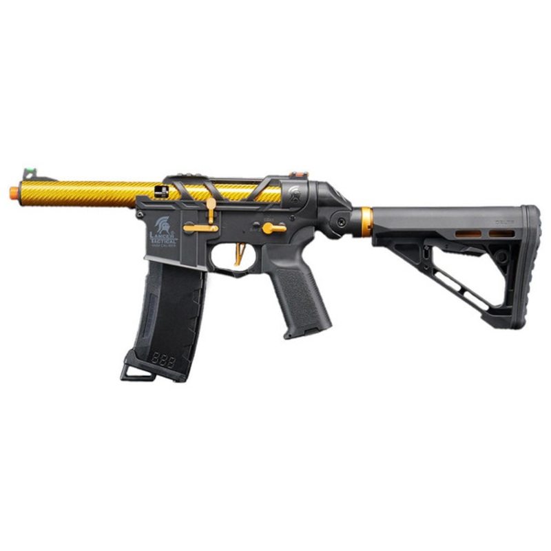 Lancer Tactical AirTac Customs Gen 3 Airsoft AEG Rifle, Gold/Black