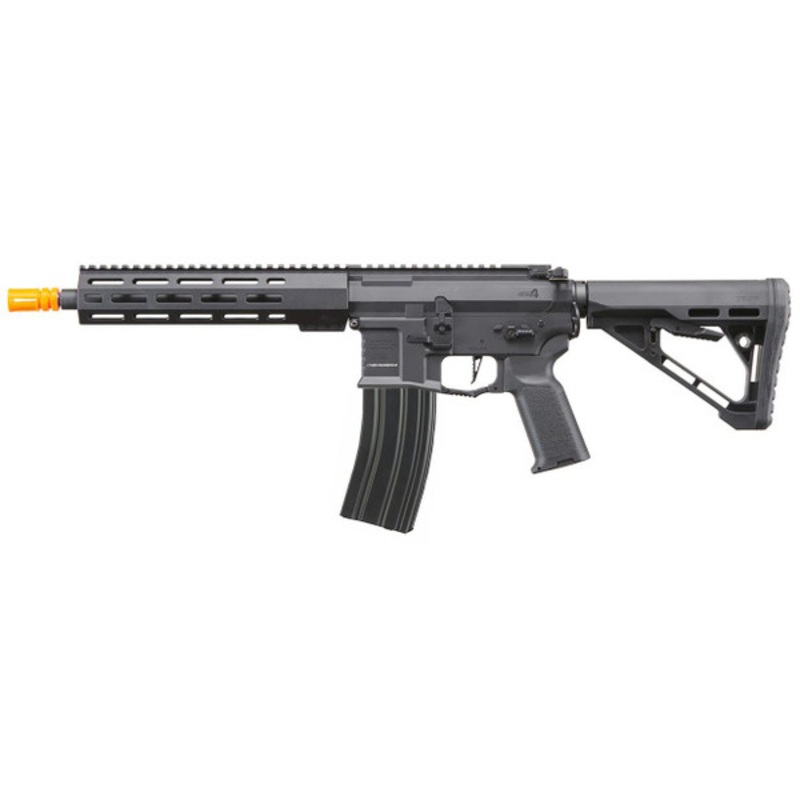 Lancer Tactical Gen 4 Predator SBR Airsoft AEG Rifle w/ PTS SR 9.5 Rail System & Nebula II ETU, Black