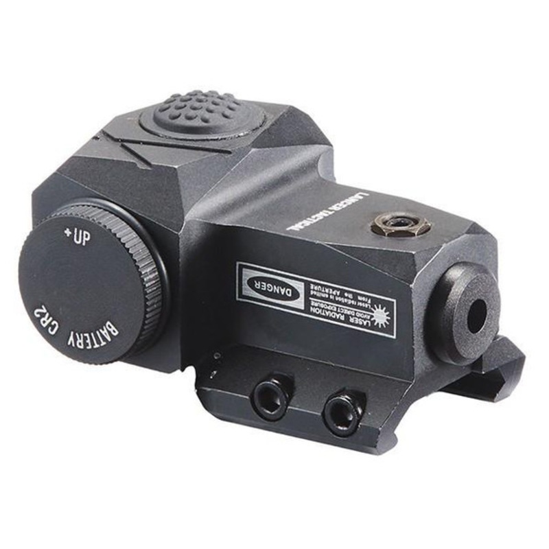 Lancer Tactical Picatinny Single Button Green Laser, Black