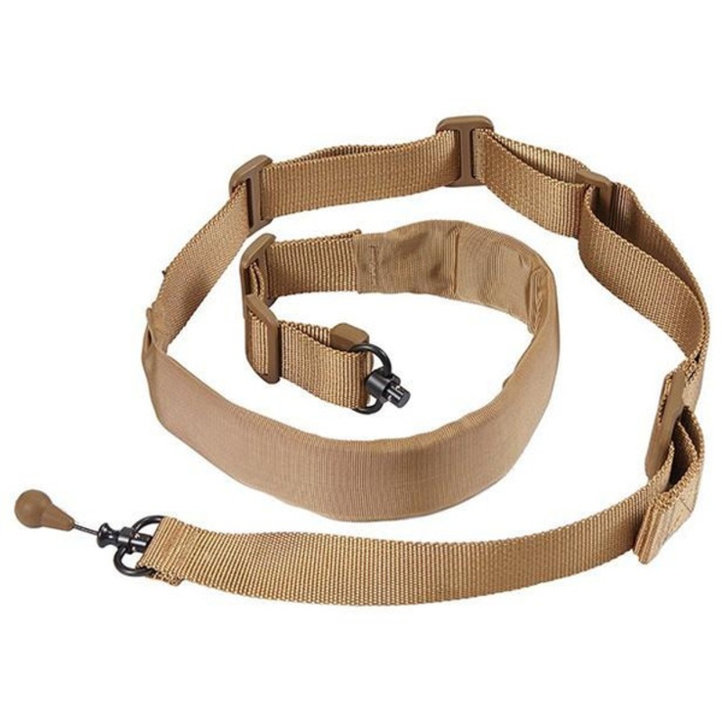 Lancer Tactical QD 2 Point Rifle Sling, Tan