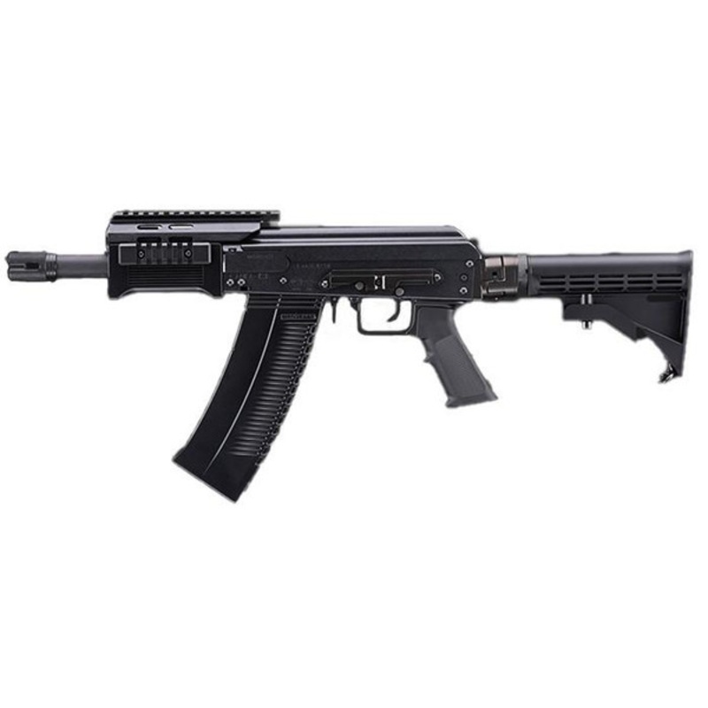 Tokyo Marui SAIGA-12 SBS Tri-Shot GBB Airsoft Shotgun, Black