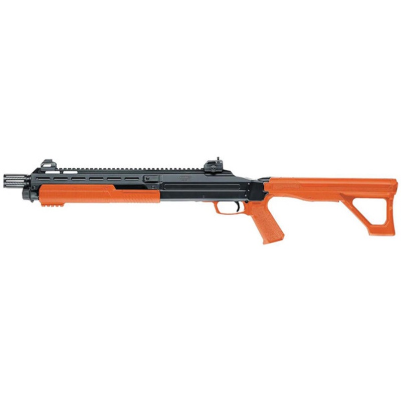 Umarex T4E HDX Less-Lethal Home-Defense .68 Caliber CO2 Air Shotgun, Black/Orange