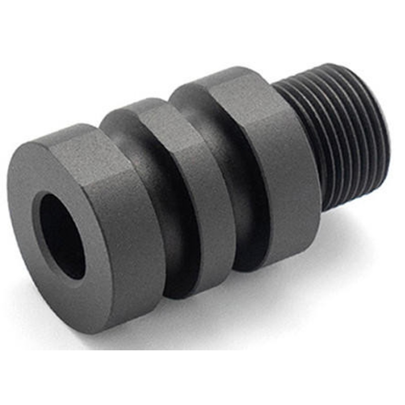 Action Army AAP-01C 14mm CCW Thread Adapter, Black
