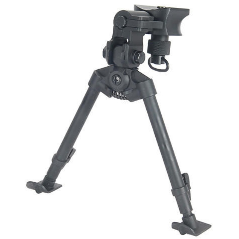 AGM MP101 Quick Release Bipod w/ Universal Sling, Black