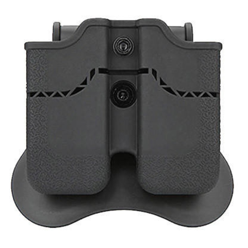 Amomax Double Magazine Pouch for 1911 Airsoft Magazines, Black