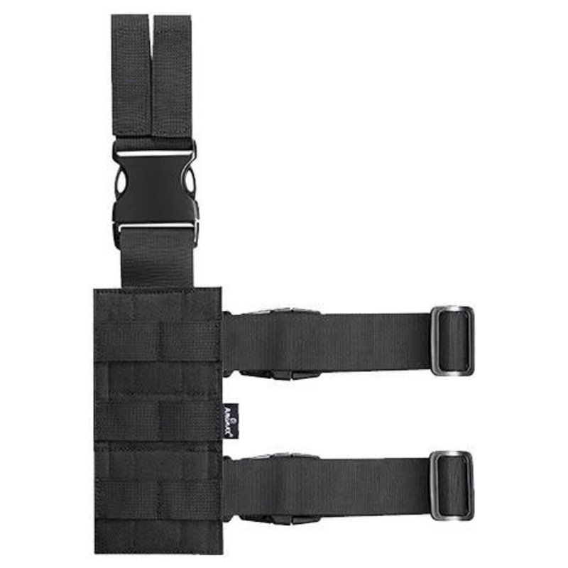 Amomax Fabric Drop Leg Plate, Black