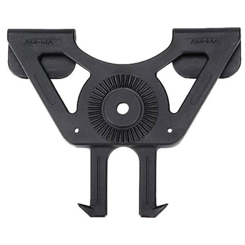 Amomax MOLLE Attachment for Tactical Pistol Holster, Black