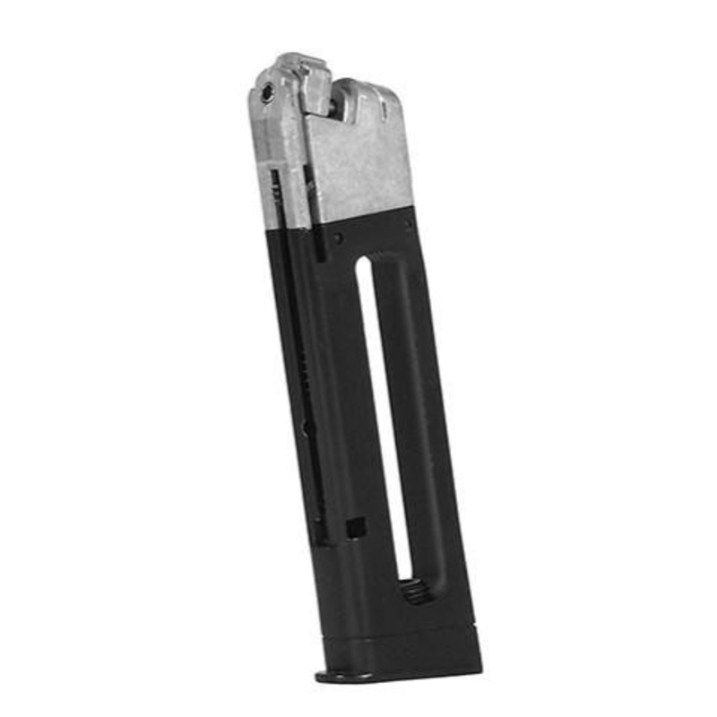 ASG 1911 US-C .177 Cal 18rds CO2 Blowback Airgun Pistol Magazine, Black