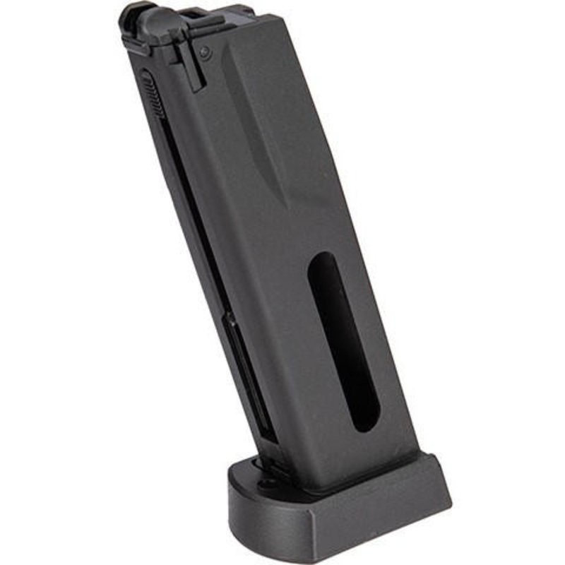 ASG 25 Round CZ 75 CO2 Airsoft Pistol Magazine, Black