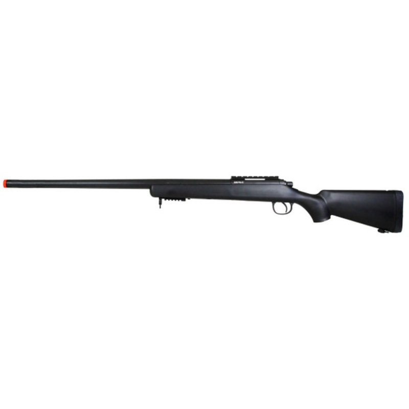 Bravo Model BV3 Bolt Action Airsoft Sniper Rifle, Black