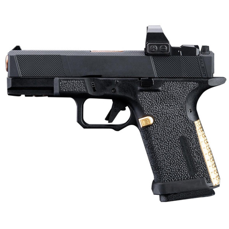 EMG SAI BLU Compact w/ EMG Tier One Utility RMR-Cut Slide GBB Airsoft Pistol, Rose Gold