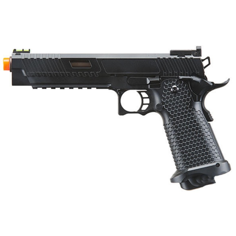 Golden Eagle 3615 Hi-Capa GBB Airsoft Pistol w/ Vented Slide, Black/Bronze