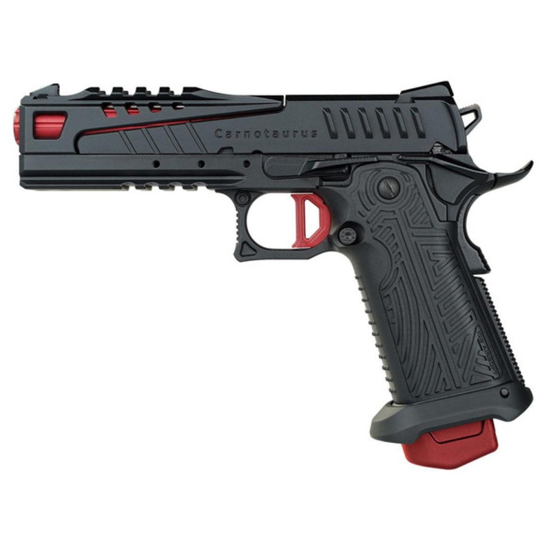 ICS Hi-Capa Carnotaurus GBB Airsoft Pistol, Black