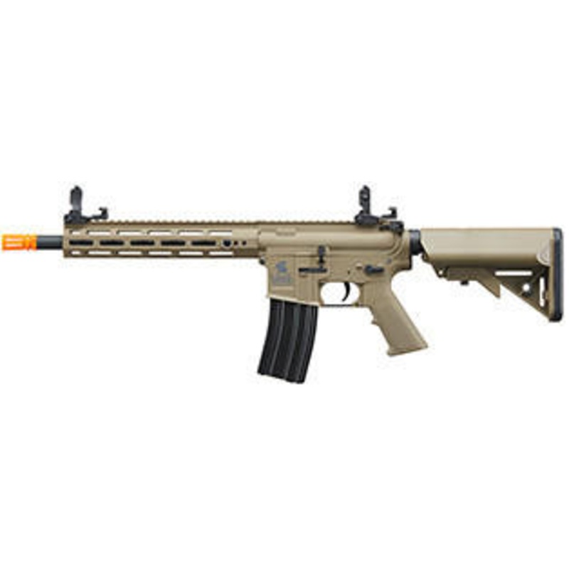 Lancer Tactical Gen 2 Hellion M-LOK 10 Airsoft M4 AEG Rifle, Tan