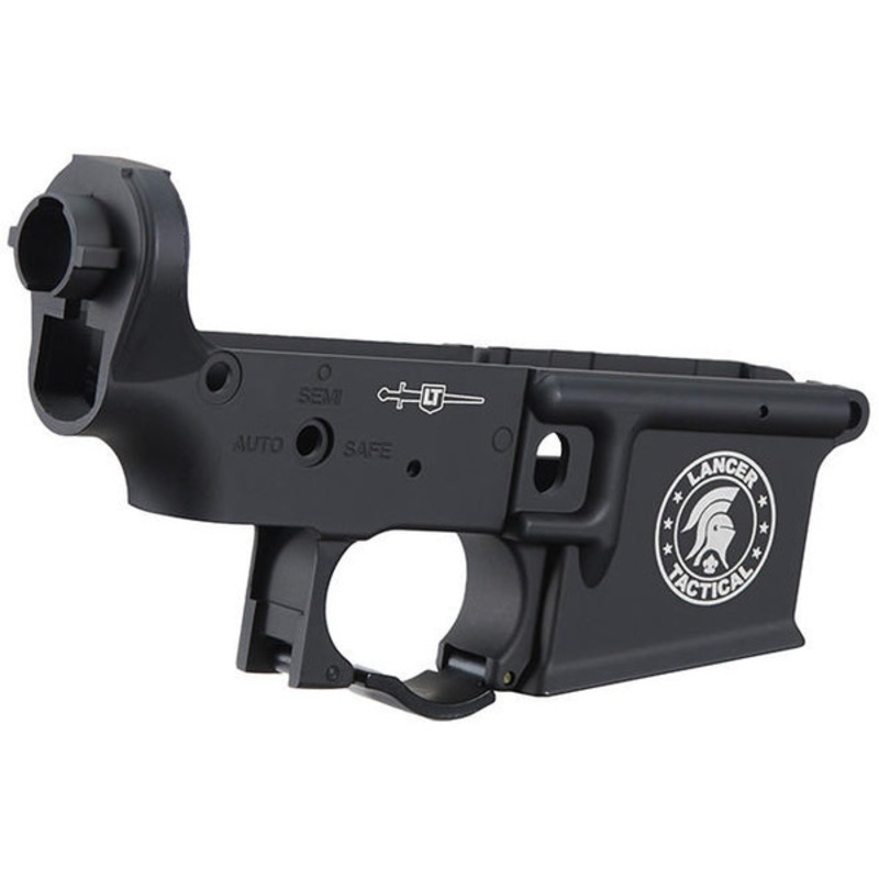 Lancer Tactical Metal Lower Receiver for M4 AEGs, Black