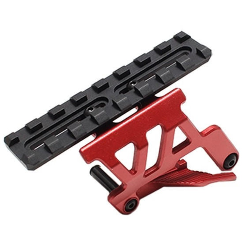 Laylax Aluminum Custom Neo Scope Mount Base for Tokyo Marui Hi-Capa 5.1 & 4.3 Series GBB Pistols, Crimson Red