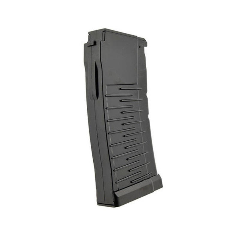 LCT Airsoft 100 Round Mid Capacity VSS Vintorez AEG Magazine, Black