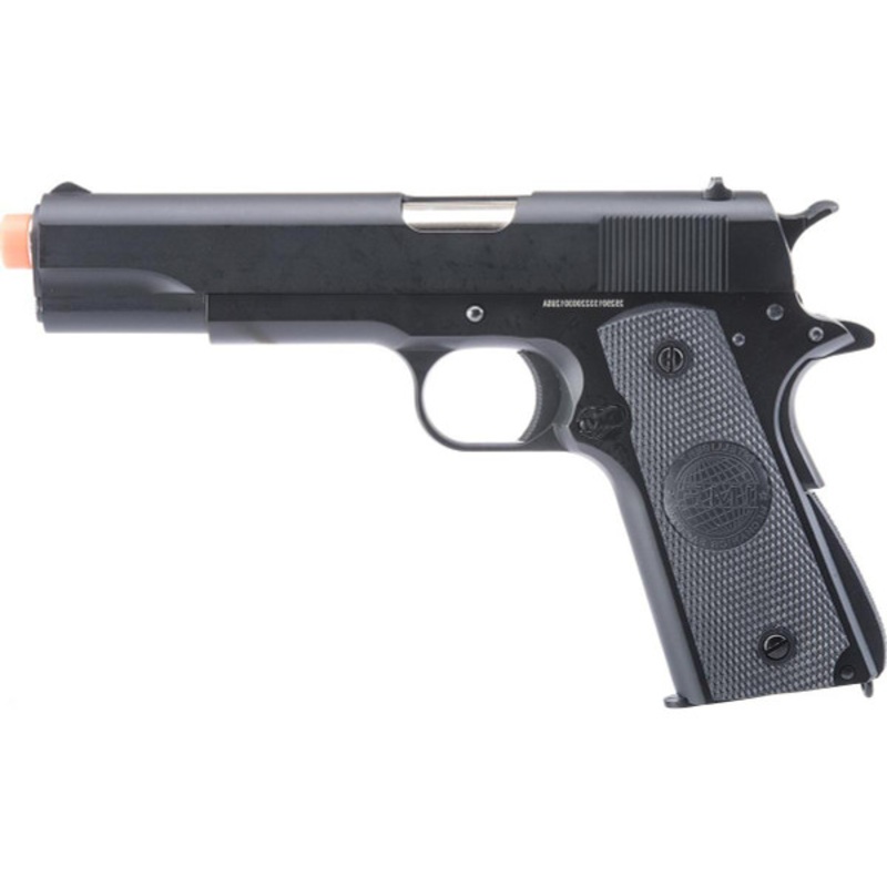 Matrix x Golden Eagle 1911 GBB Marui System Airsoft Pistol w/ IMF Grip, Black