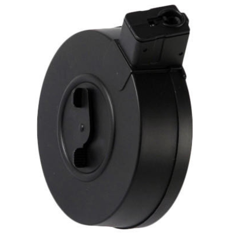 Well R2C 200 Round High-Cap Drum Magazine, Black