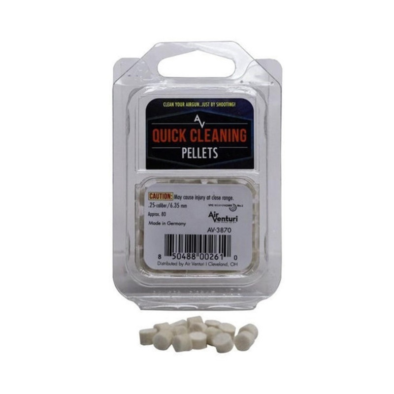 Air Venturi .25 Cal Quick Cleaning Pellets, 80ct