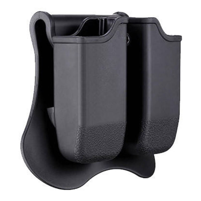 Amomax Double Magazine Pouch for Glock Airsoft Magazines, Black