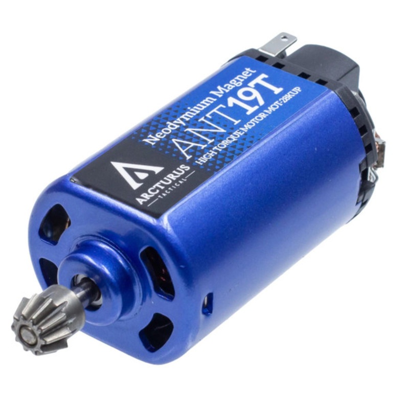 Arcturus Tactical High Torque 28K Neodymium 19T w/ MIM Steel Pinion Gear Airsoft AEG Motor, Short