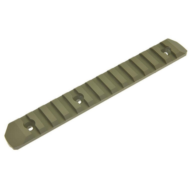 Atlas Custom Works 13-Slot Keymod Rail Segment, Tan