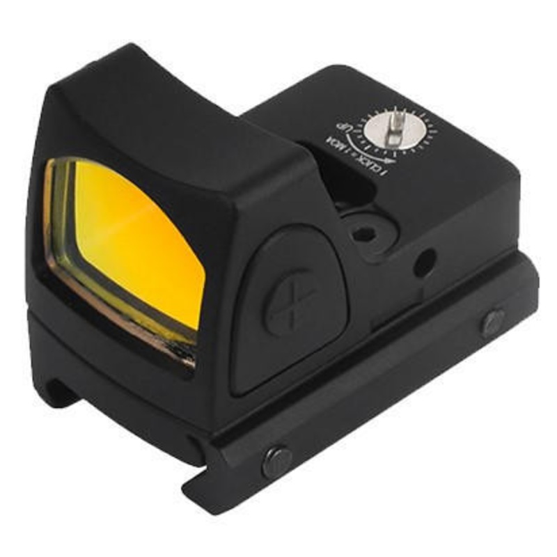 Atlas Custom Works Adjustable LED Mini Red Dot, Black