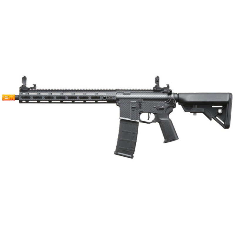 Lancer Tactical Gen 3 Hellion M-LOK 13 M4 AEG Airsoft Rifle, Black/Carbon