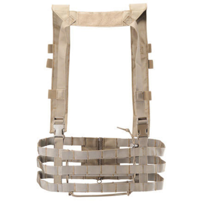 Lancer Tactical Low Profile Chest Rig, Tan
