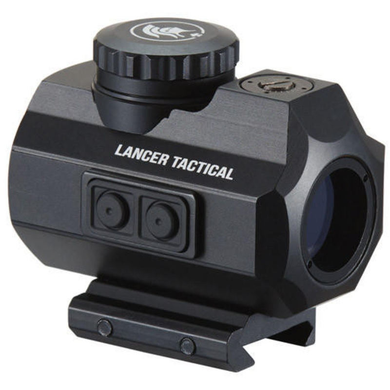 Lancer Tactical Reflex Red Dot Optic, Black