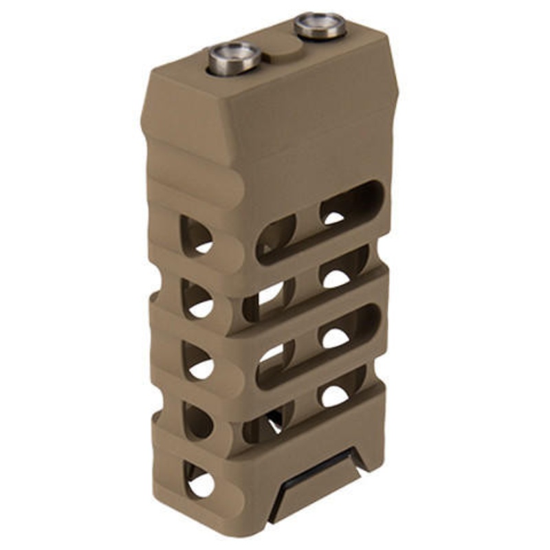 Ranger Armory Skeletonized Straight Cut Keymod Short Foregrip, Tan