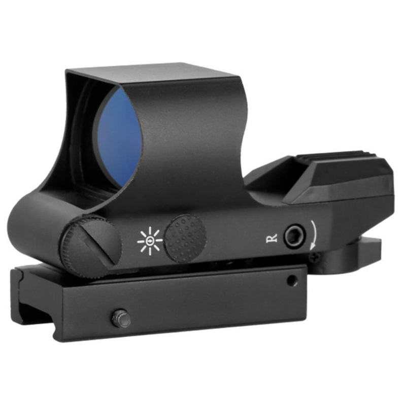 Raptors Airsoft QuadReticle Red Dot Sight, Black