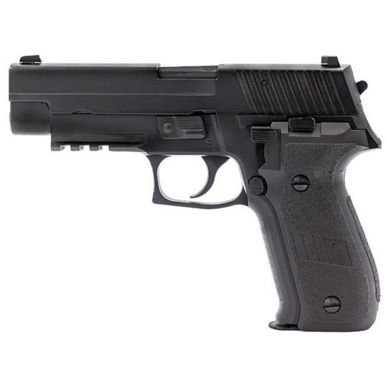 Raven Railed R226 GBB Airsoft Pistol, Black