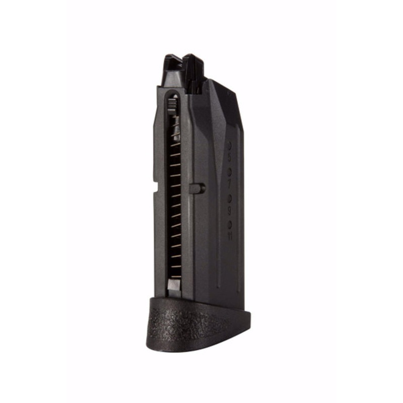 S&W M&P 9C 14rd Green Gas Magazine, Black