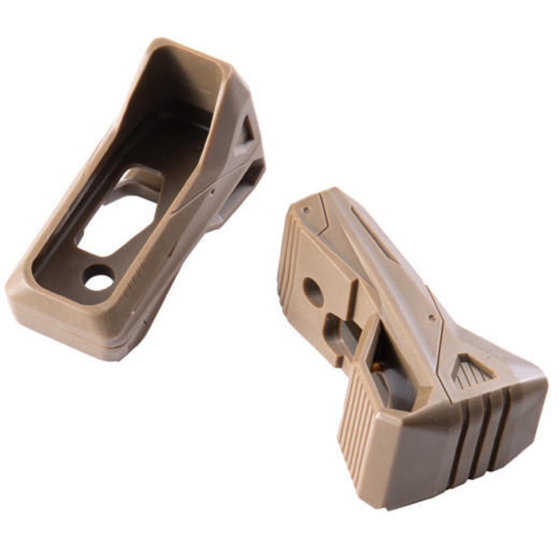 UK Arms Multi-Functional Quick Pull PMag Base for M4 Style Magazines, 2 Pack, Tan