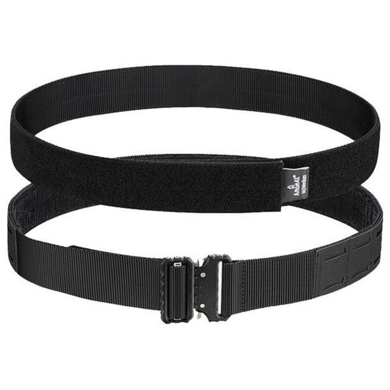 Amomax Greyhawk 1.75in Molle Double Belt in Medium, Black