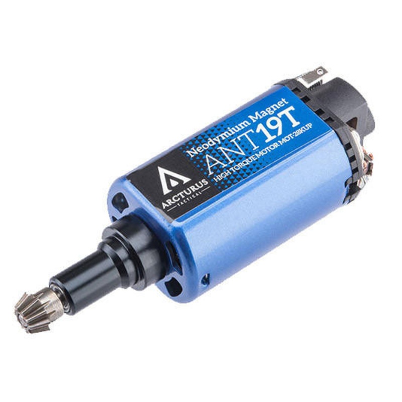 Arcturus High Torque Neodymium 19 TPA Motor w/ MIM Pinion Gear, Long Type