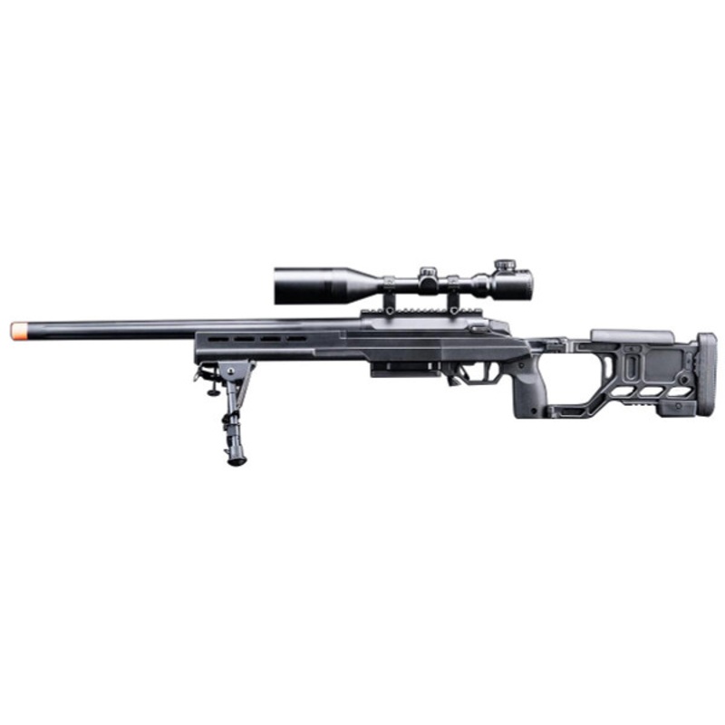 ARES EMG Helios EV03 Tactical Bolt Action Airsoft Sniper Rifle, Black