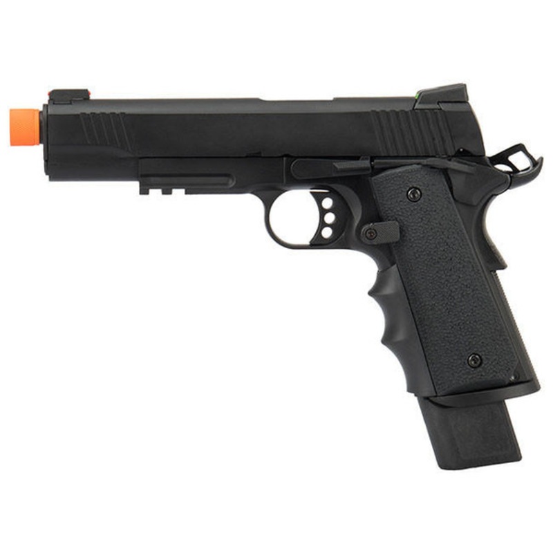Army Armament Full Metal R32 Nightstorm Gas Blowback Airsoft Pistol, Black