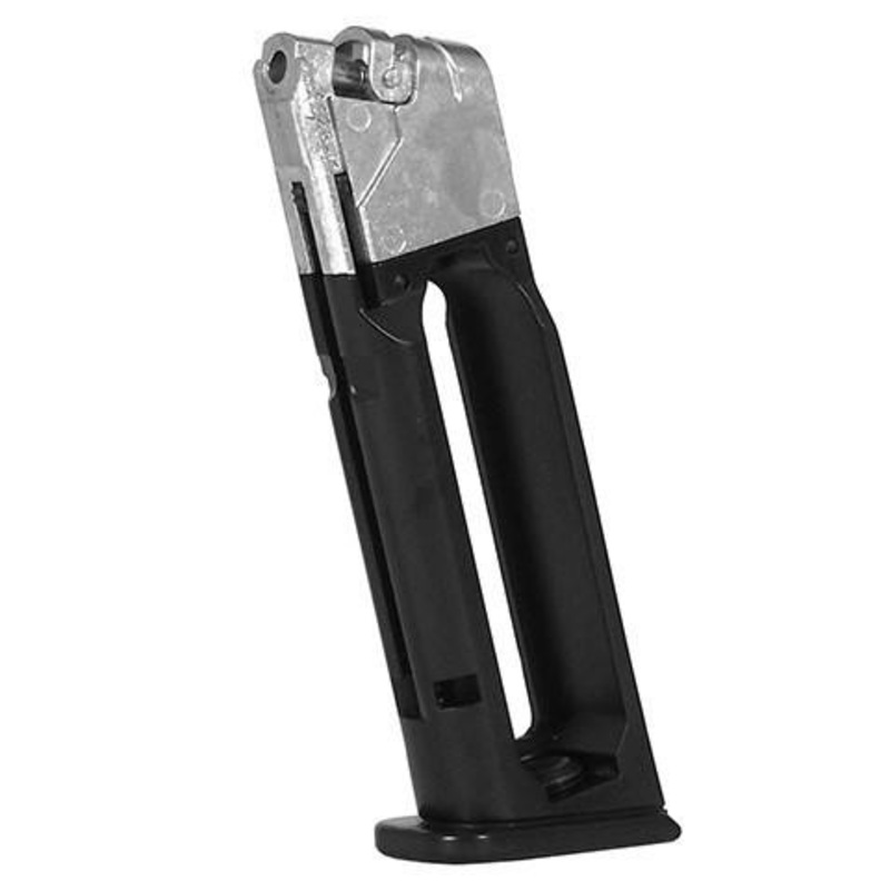 ASG ISSC M22 CO2 .177 Cal 18rds Blowback Airgun Pistol Magazine, Black
