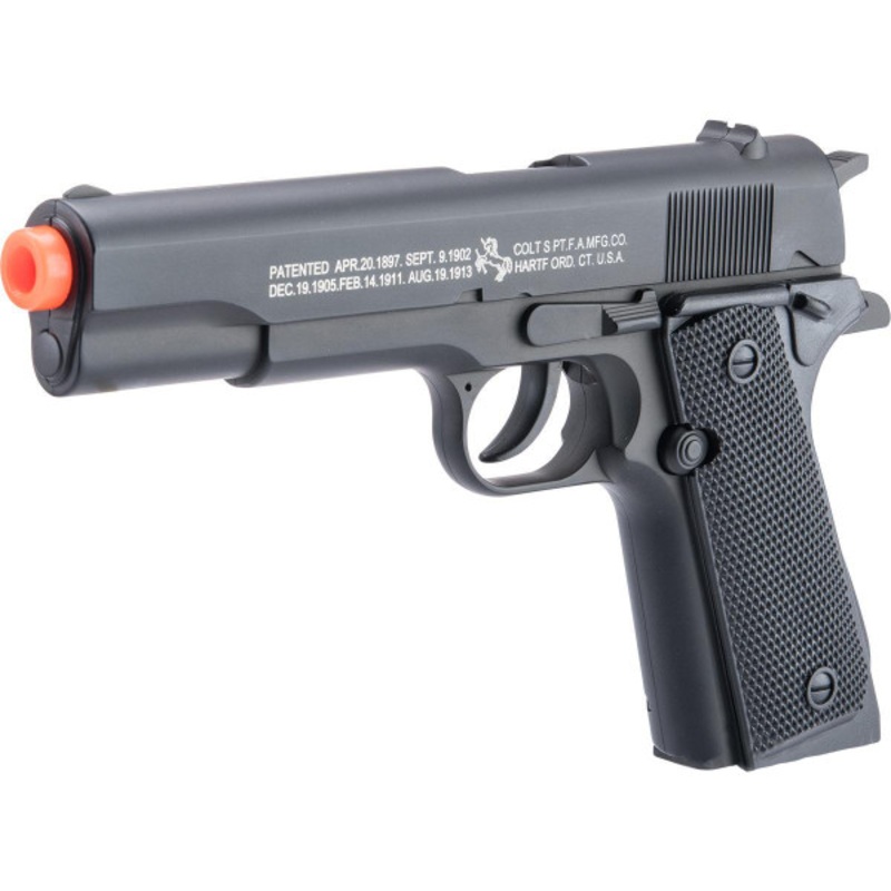 Colt Licensed 1911 CO2 NBB High Power Airsoft Pistol, Black