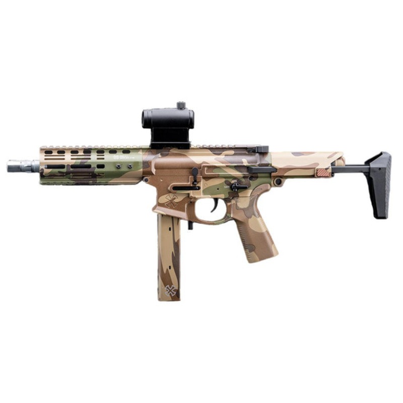 EMG Noveske Space Invader 8.5 Gen 4 PCC Airsoft SMG, Woodland
